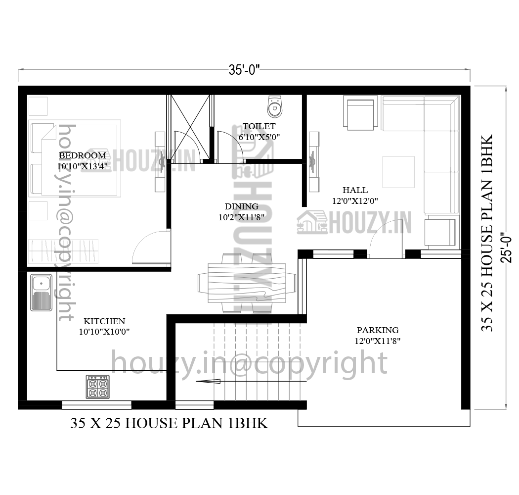 35x25 house plan