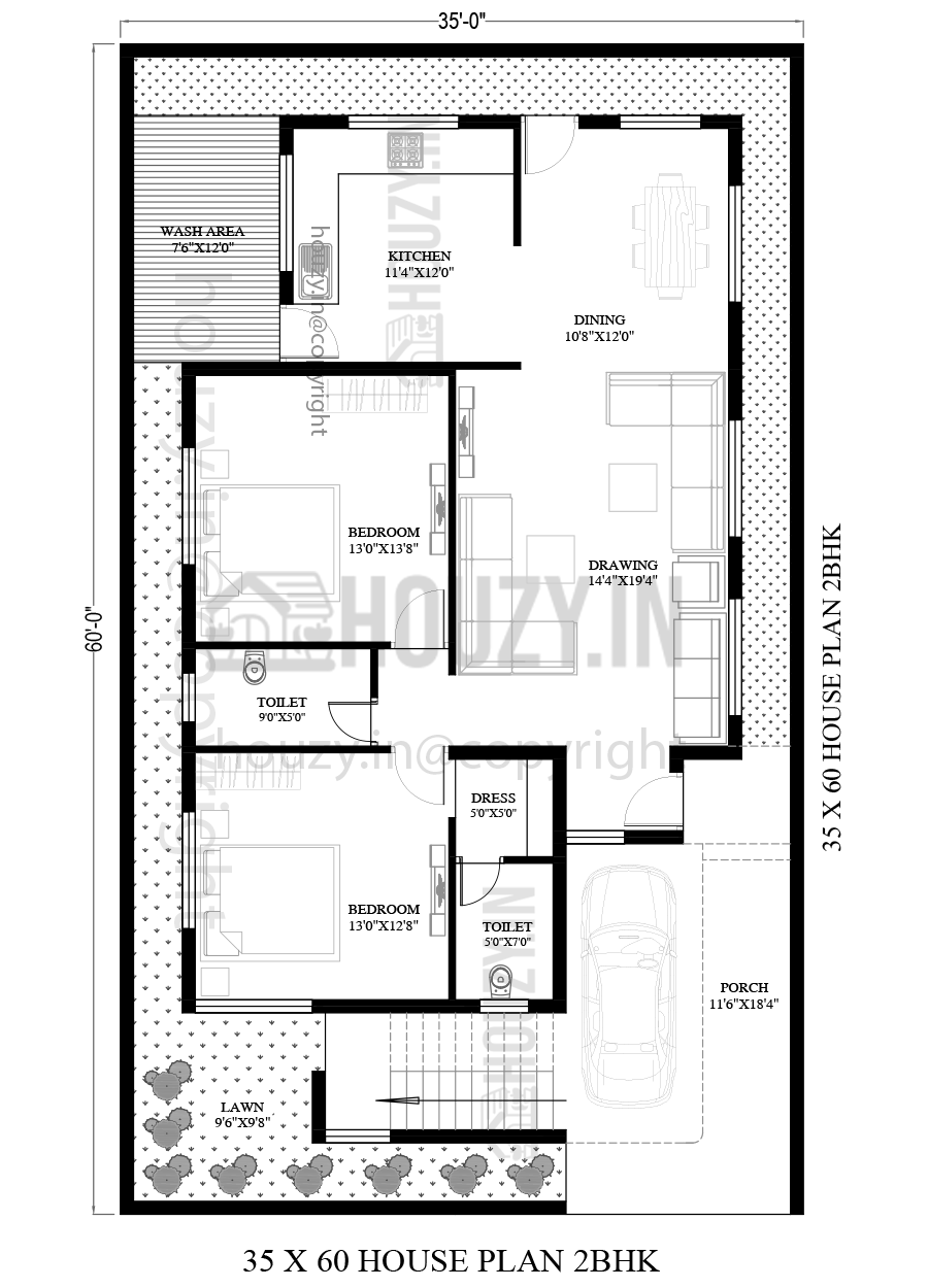35x60 house plan