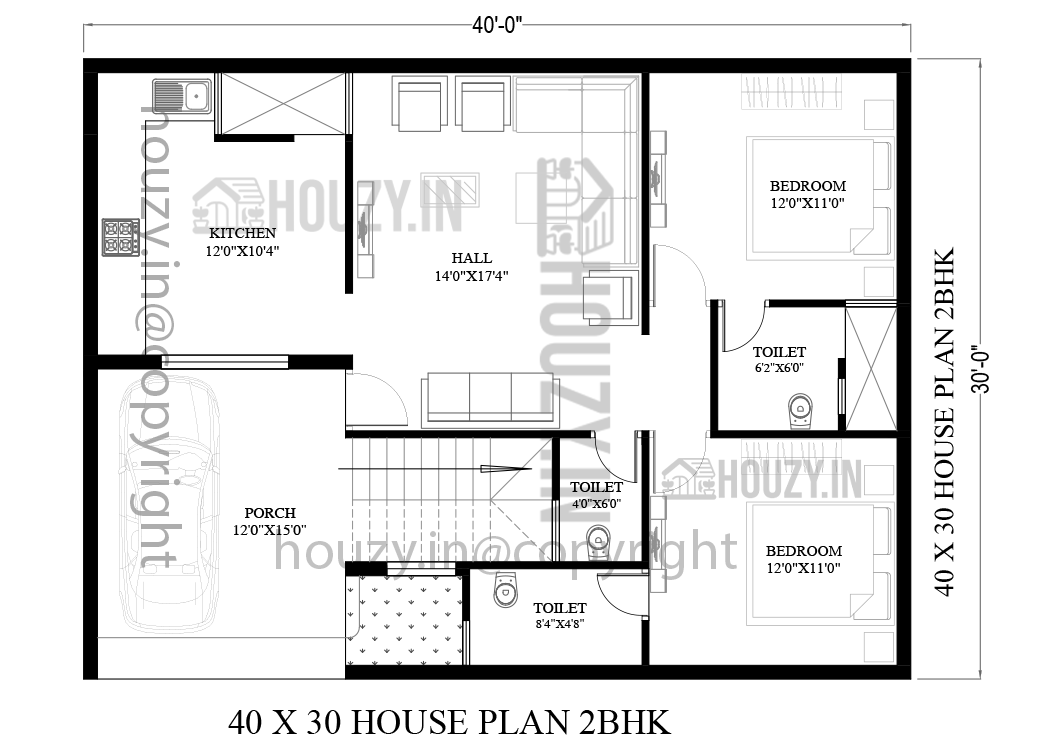 40x30 house plans