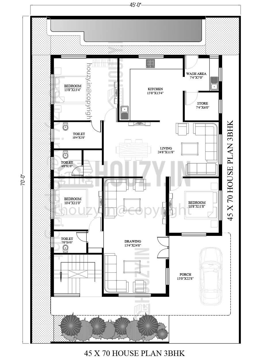 45 70 house plan